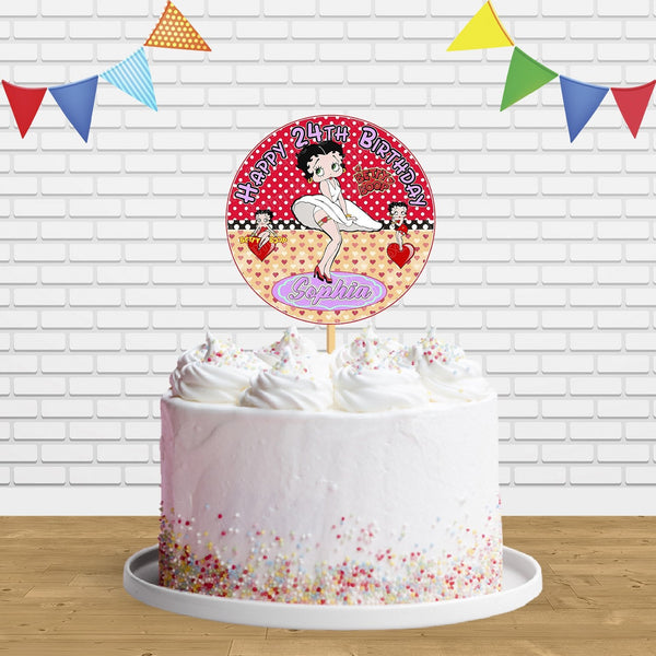 Betty Boop Cake Topper Centerpiece Birthday Party Decorations