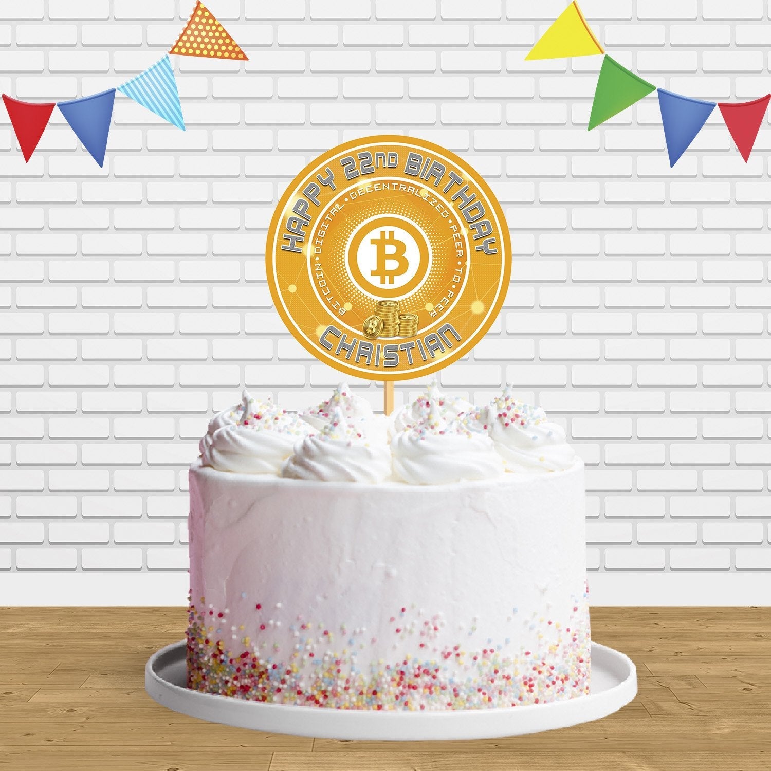 Check out the birthday cake. I'm bullish today, tomorrow, and forever. :  r/Bitcoin