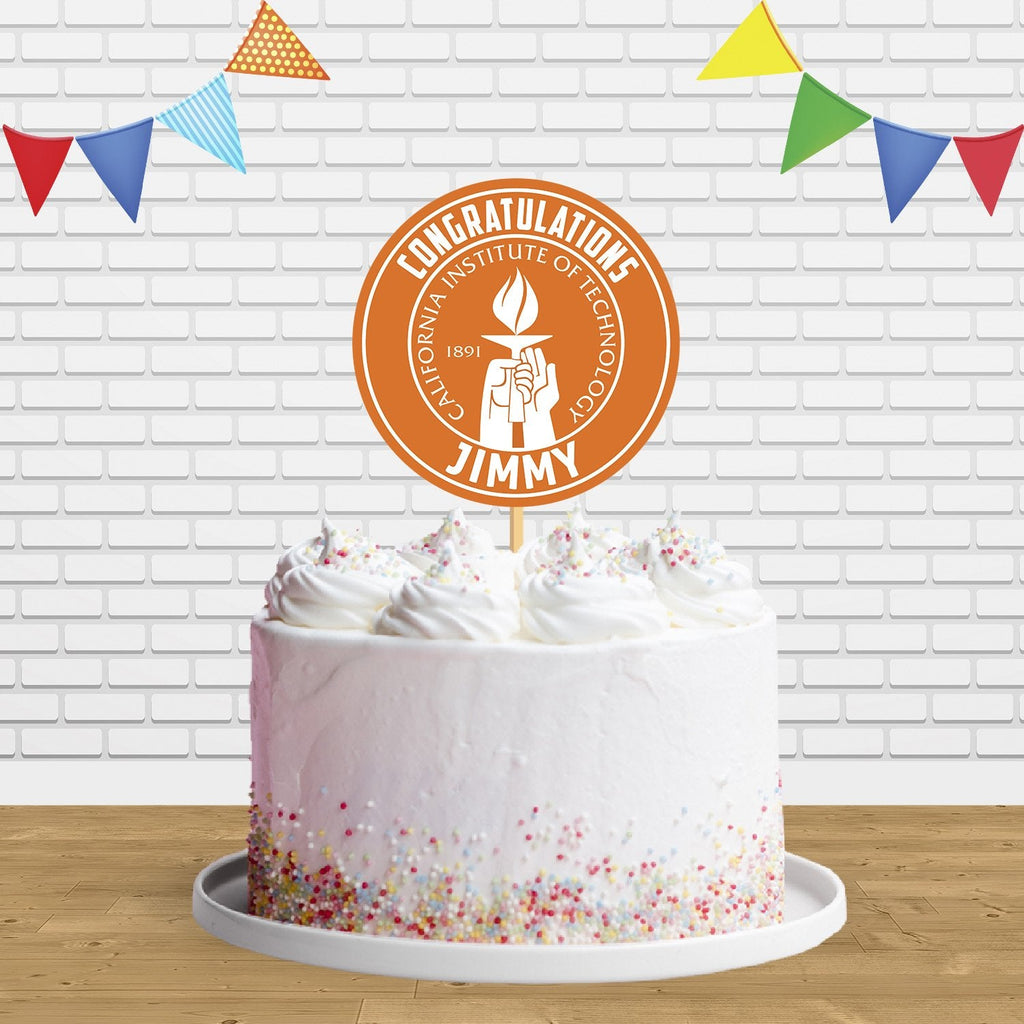 California Institute Of Technology Cake Topper Centerpiece Birthday Party Decorations