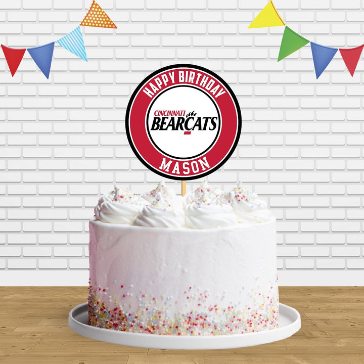 Cincinnati Bearcats Cake Topper Centerpiece Birthday Party Decorations
