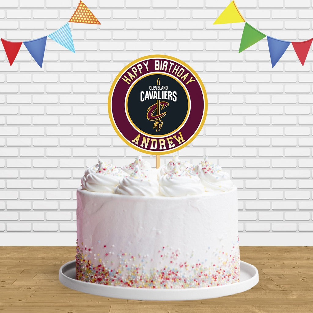 Cleveland Cavaliers Cake Topper Centerpiece Birthday Party Decorations
