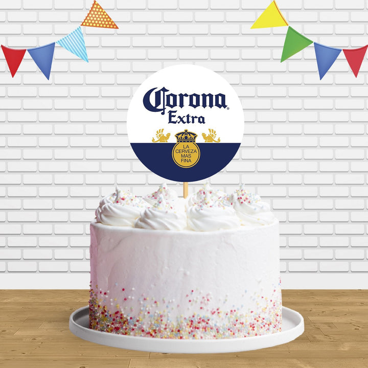 Corona Cake Topper Centerpiece Birthday Party Decorations