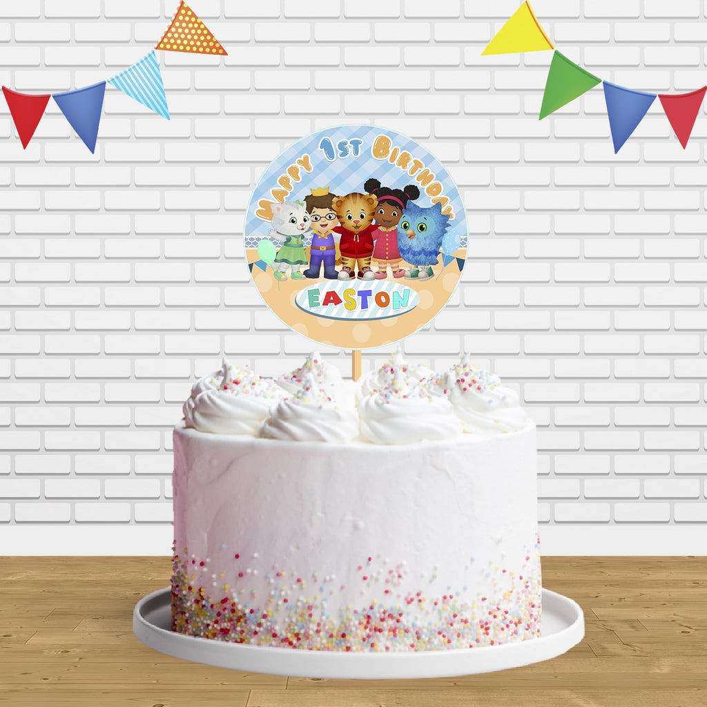 Daniel Tiger Rd Cake Topper Centerpiece Birthday Party Decorations