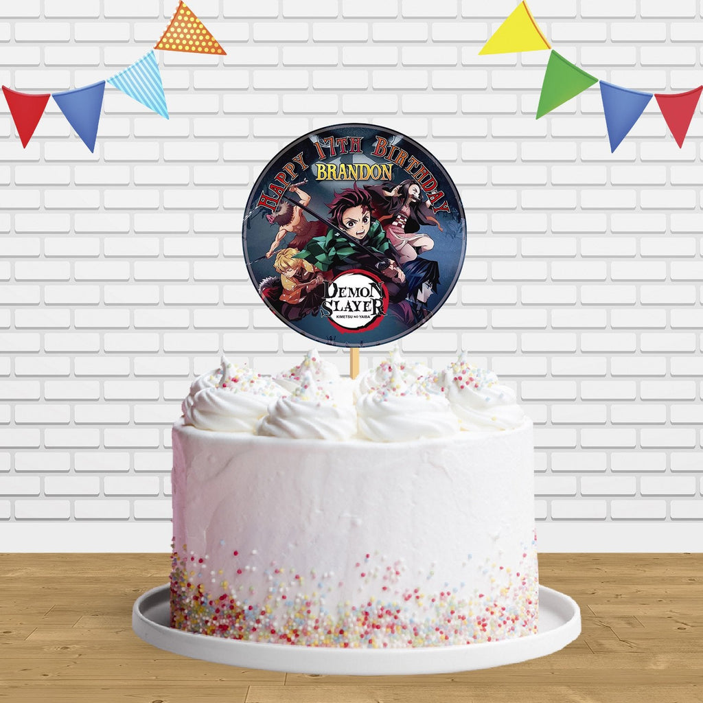 Demon Slayer Kimetsu No Yaiba C2 Cake Topper Centerpiece Birthday Party Decorations