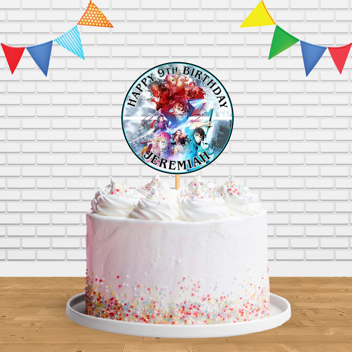Demon Slayer Kimetsu no Yaiba Swosmith Village Arc Season 3 Ct Cake Topper Centerpiece Birthday Party Decorations