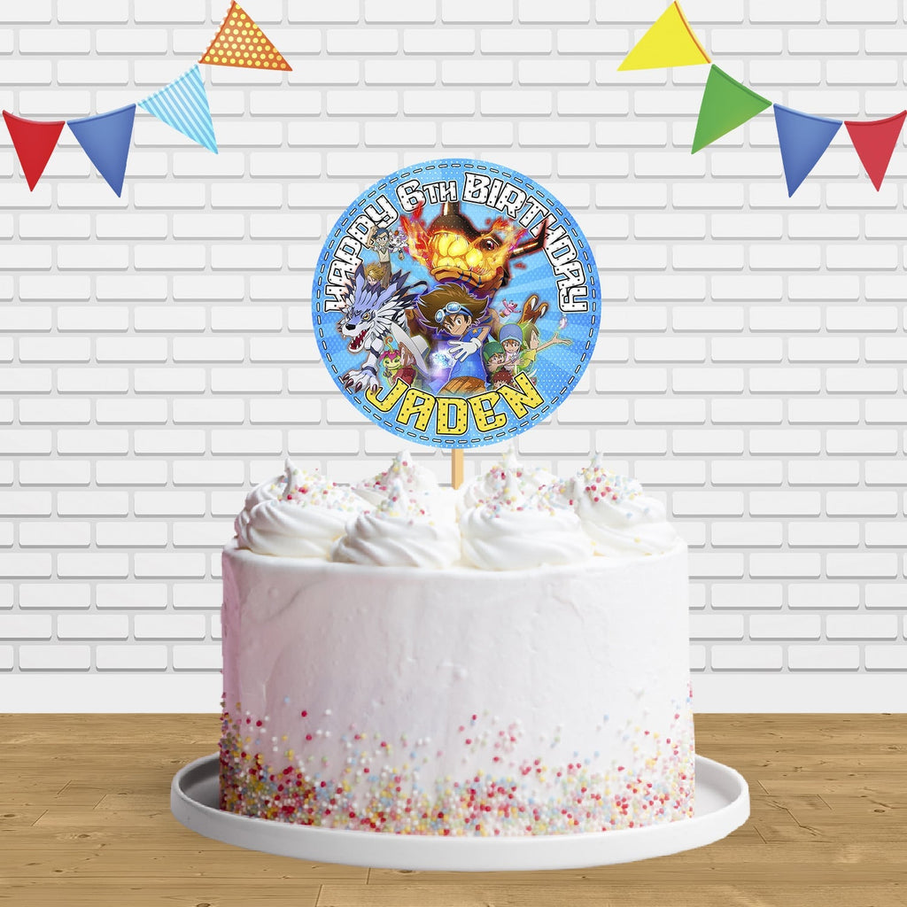 Digimon Adventures Kids Cake Topper Centerpiece Birthday Party Decorations