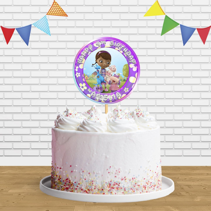 Doc McStuffins Cake Topper Centerpiece Birthday Party Decorations