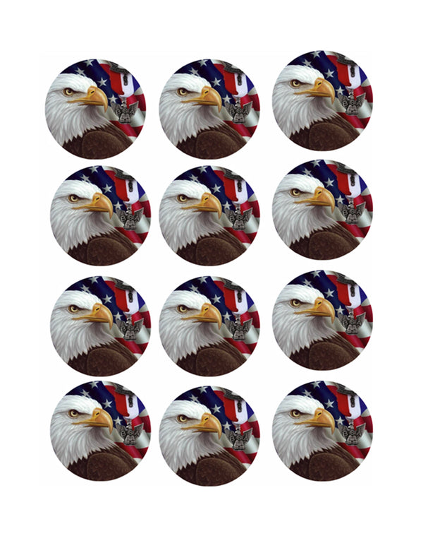 eagle scout Edible Cupcake Toppers