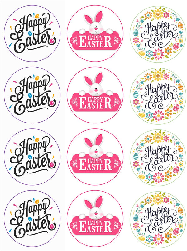 easter toppers Edible Cupcake Toppers