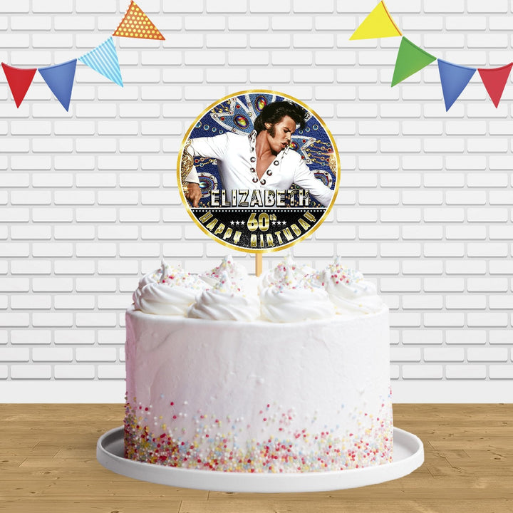 Elvis Movie 2022 Cake Topper Centerpiece Birthday Party Decorations