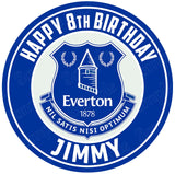 Everton FC Edible Cake Toppers Round
