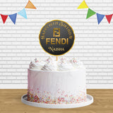Fendi Luxury Fashion Cake Topper Centerpiece Birthday Party Decorations