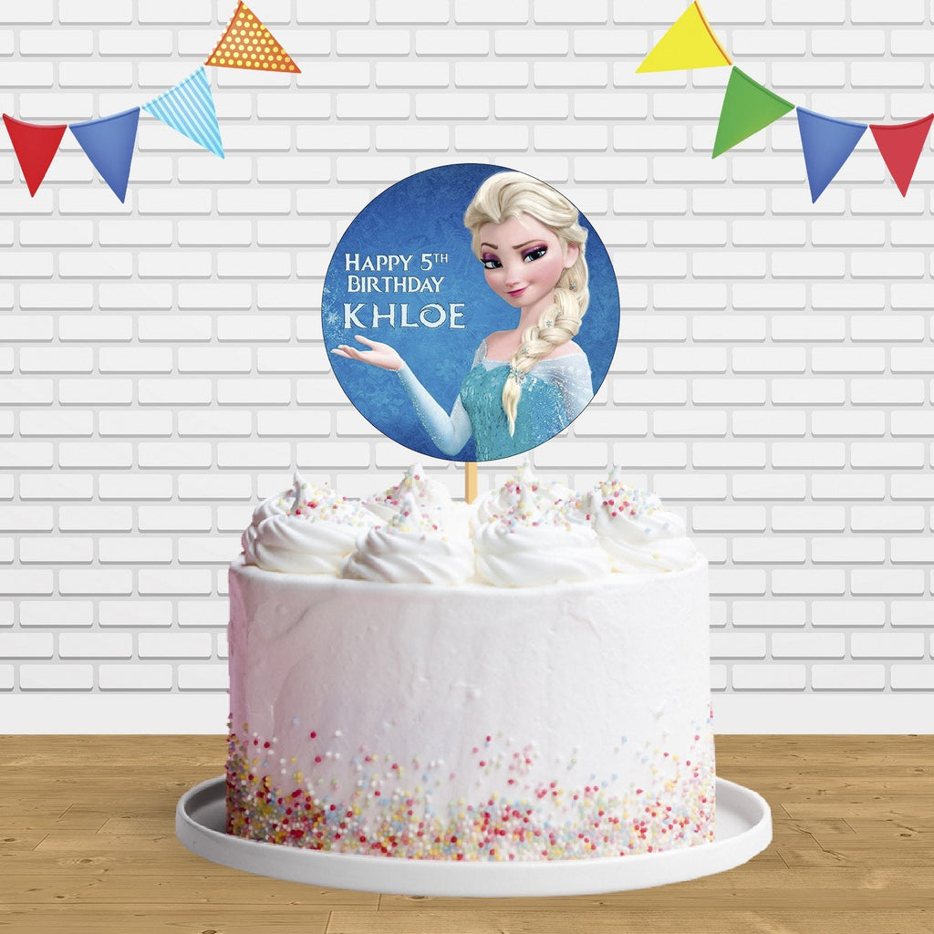 Frozen Elsa Cake Topper Centerpiece Birthday Party Decorations