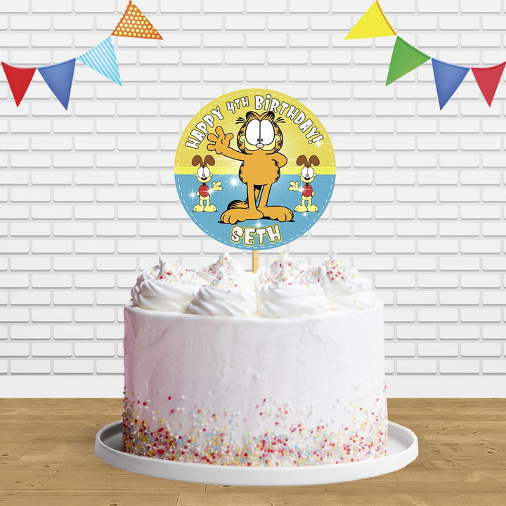 Garfield Cake Topper Centerpiece Birthday Party Decorations