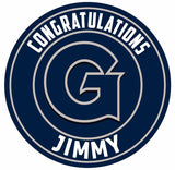 Georgetown Hoyas Edible Cake Toppers Round