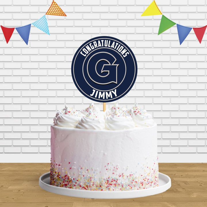 Georgetown Hoyas Cake Topper Centerpiece Birthday Party Decorations