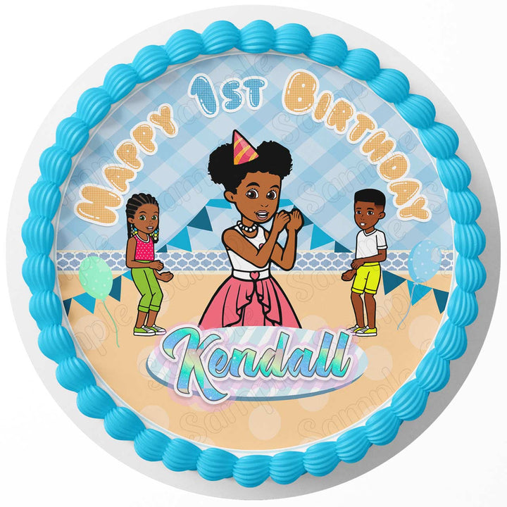 Gracies Corner RD Edible Cake Toppers Round