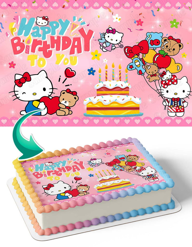 Balloon Kitty Cake - JaffnaLove.com