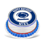 Penn State Nittany Lions Edible Cake Toppers Round