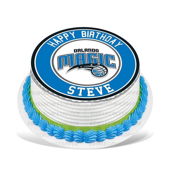 Orlando Magic Edible Cake Toppers Round