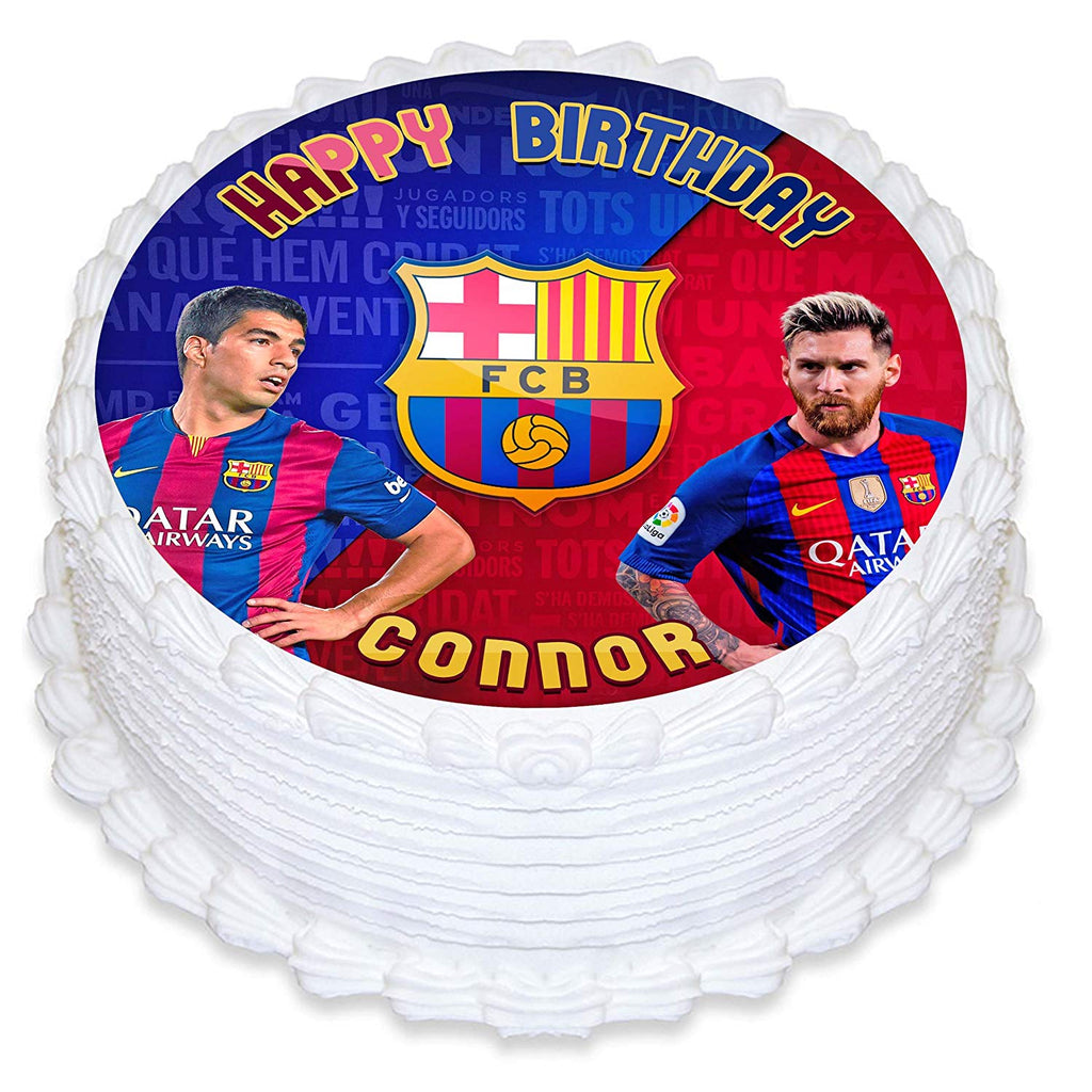 Barcelona Soccer Jersey Cake - CS0273 – Circo's Pastry Shop