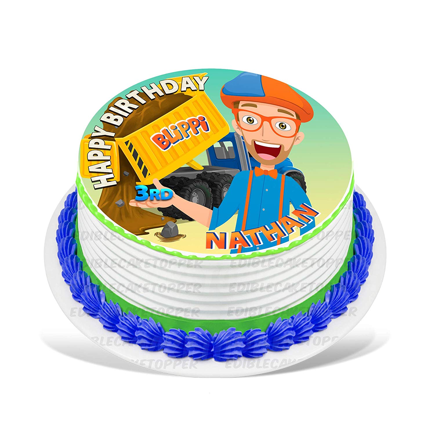 Blippi 2 Edible Cake Toppers – Ediblecakeimage