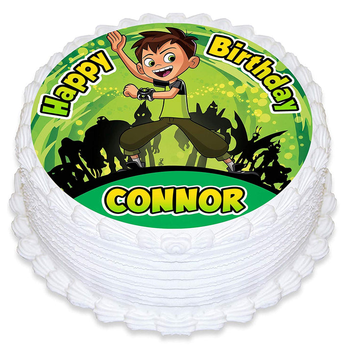 Ben 10 Edible Cake Toppers Round