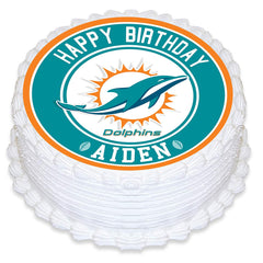 miami dolphins cake ideas