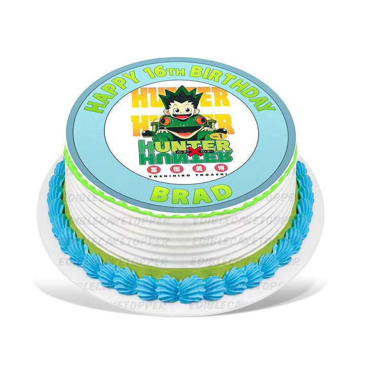 Hunter x Hunter Edible Cake Toppers Round