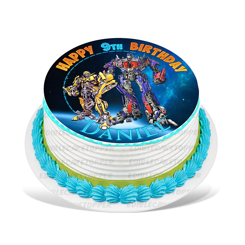 Transformers Bumblebee A4 size rectangle edible icing cake topper. Premium  quality. – Edible Icing Cake Toppers