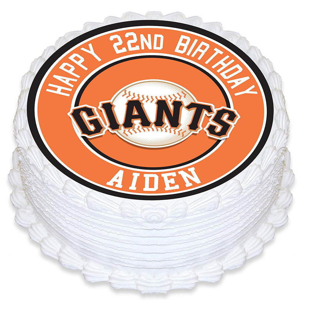 San Francisco 49ers NFL Personalized Edible Cake Topper