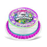 Hatchimals Edible Cake Toppers Round