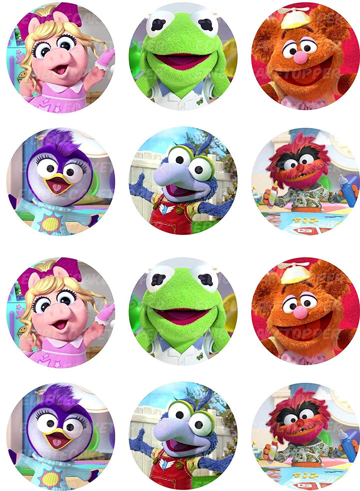 Muppet Babies Edible Cupcake Toppers