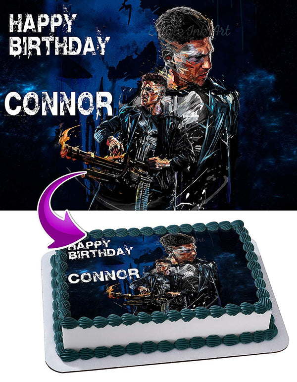 Punisher Marvel Netflix Edible Cake Toppers