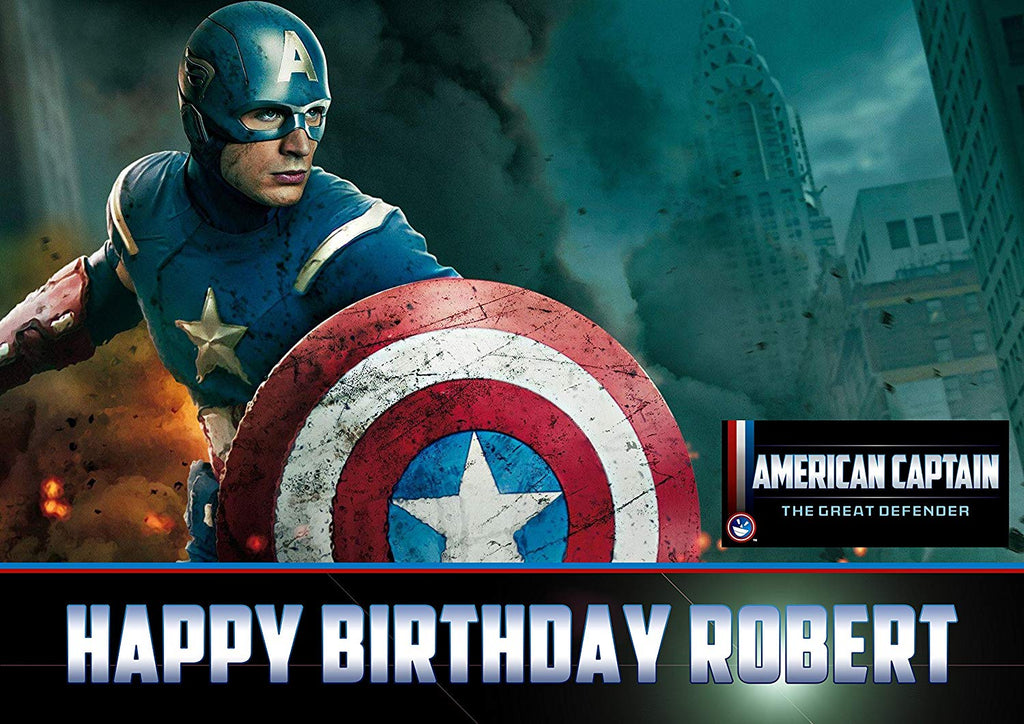 Captain America Cake Toppers Birthday Cakes | Avengers Birthday Cake  Decorations - 1 - Aliexpress