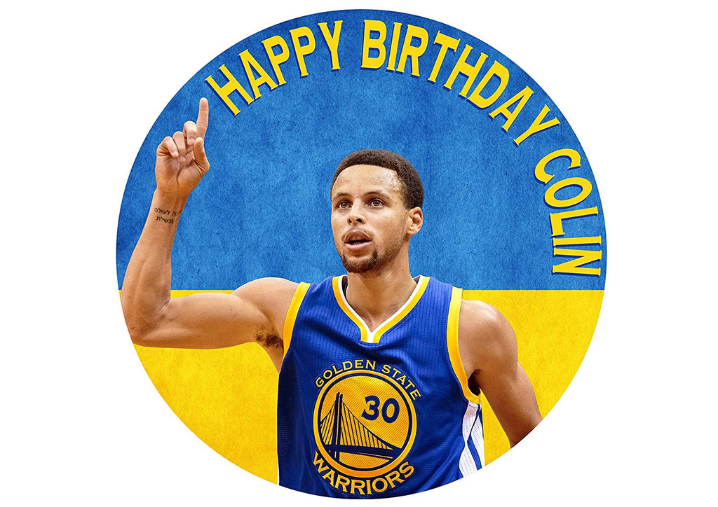 Golden State Cake topper/ Basketball Cake topper / Basketball team Party  Decorations/ Stephen Curry Birthday cake topper