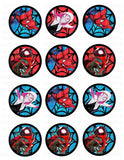 Spider Man Into the SpiderVerse Edible Cupcake Toppers