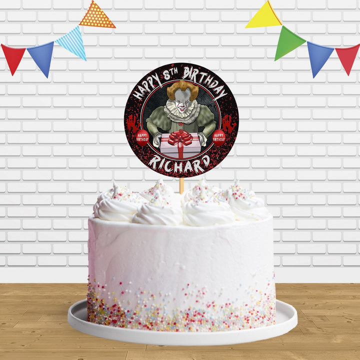 It Pennywise The Clown C2 Cake Topper Centerpiece Birthday Party Decorations