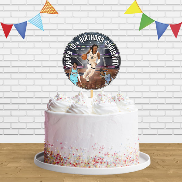 Ja Morant Memphis Grizzlies Cake Topper Centerpiece Birthday Party Decorations