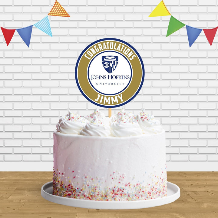 Johns Hopkins University Cake Topper Centerpiece Birthday Party Decorations