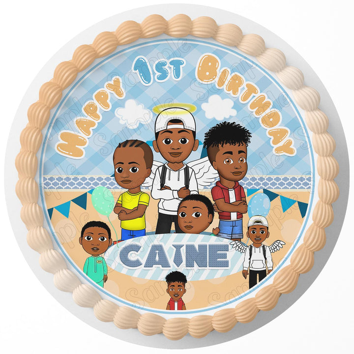 Jools TV Kids Edible Cake Toppers Round