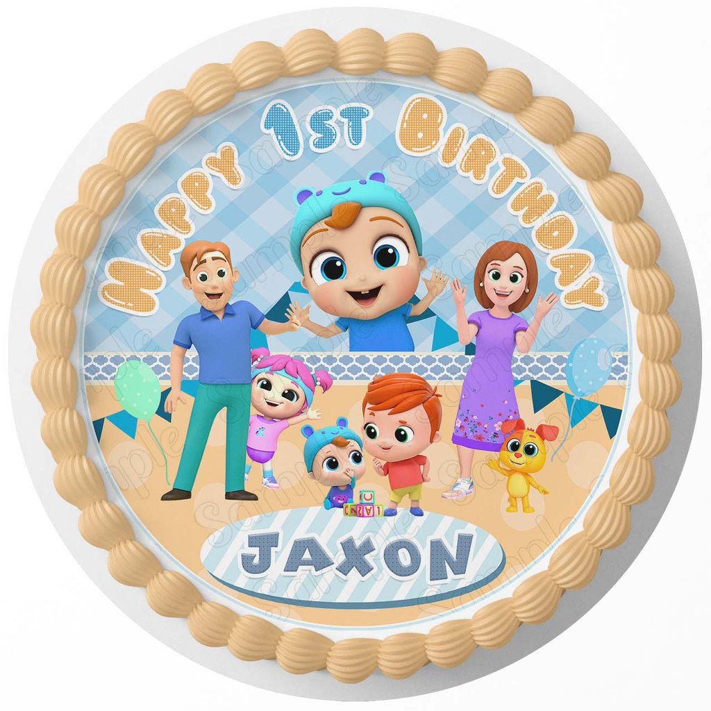 Little Angel Kids RD Edible Cake Toppers Round