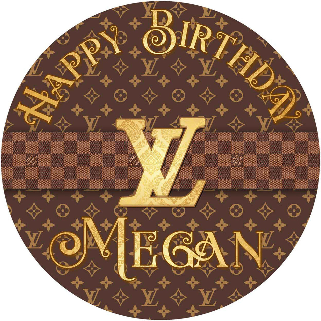 Louis Vuitton C2 Cake Topper Centerpiece Birthday Party