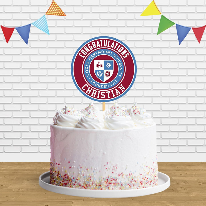 Loyola Marymount University Cake Topper Centerpiece Birthday Party Decorations