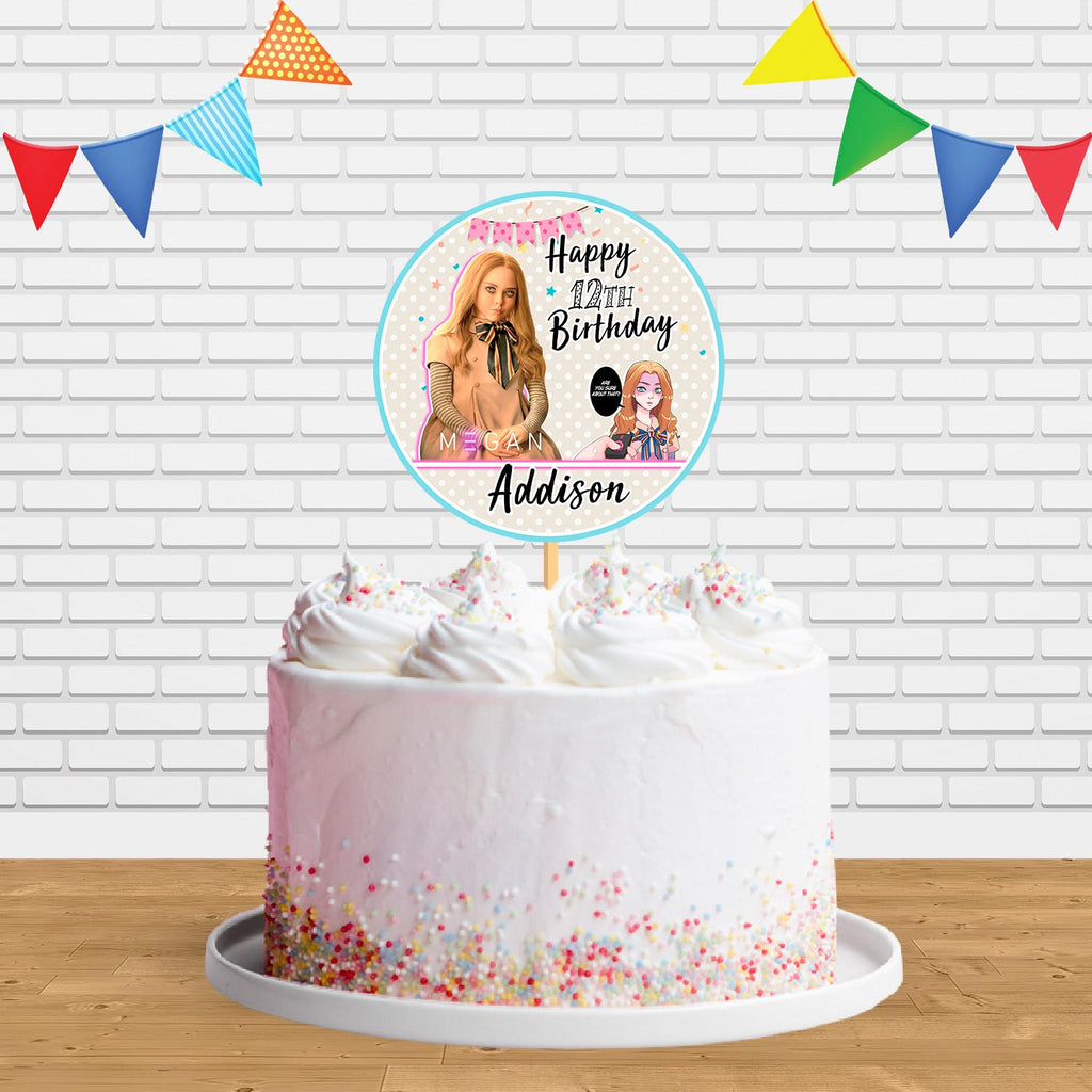 M3GAN Movie 2022 Cake Topper Centerpiece Birthday Party Decorations
