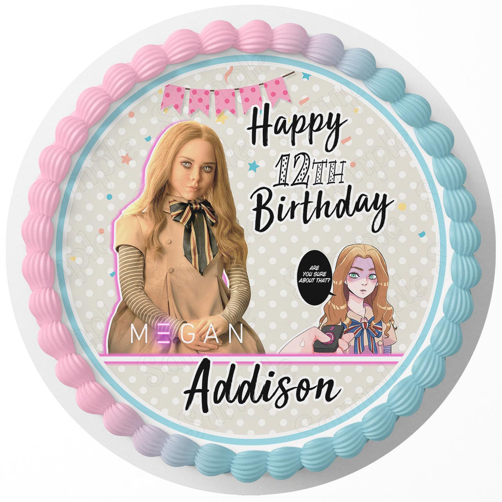 m3gan Movie Comic Remote Edible Cake Topper Image ABPID57689 – A Birthday  Place