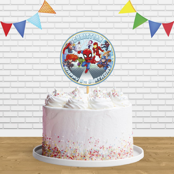 Marvel Super Hero Adventures C1 Cake Topper Centerpiece Birthday Party Decorations
