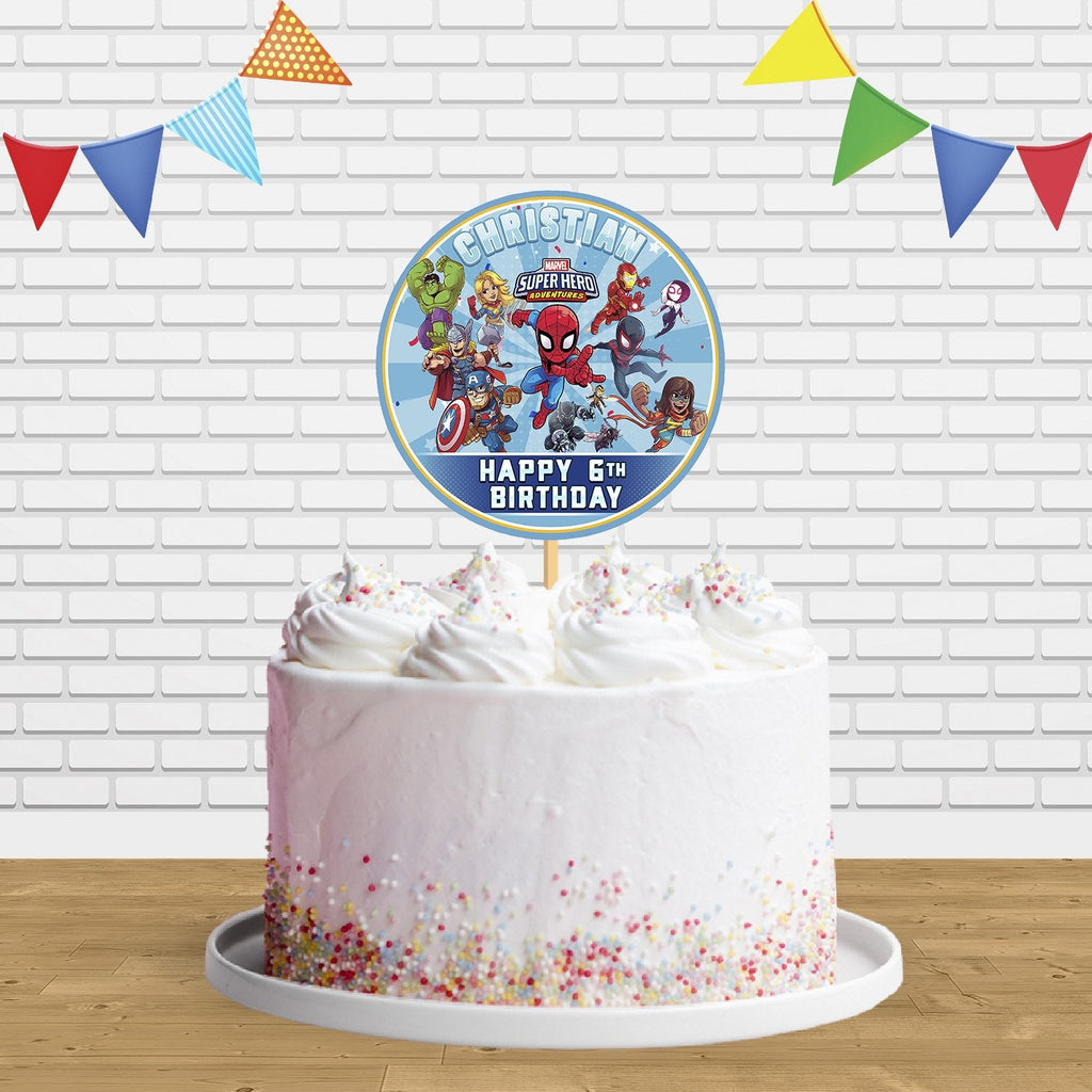 Marvel Super Hero Adventures C2 Cake Topper Centerpiece Birthday Party Decorations