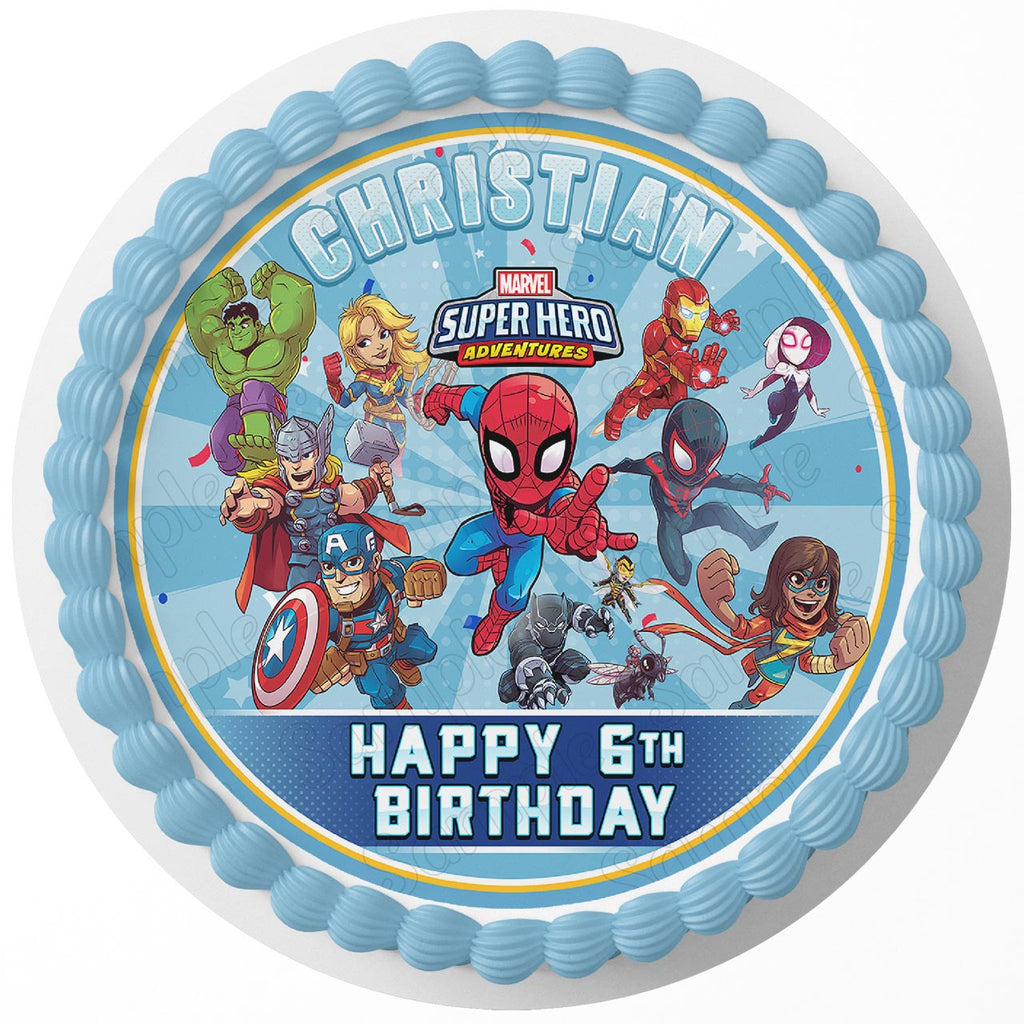 Avengers Infinity Wars A4 Edible Cake Image - can be personalised! - The  Monkey Tree