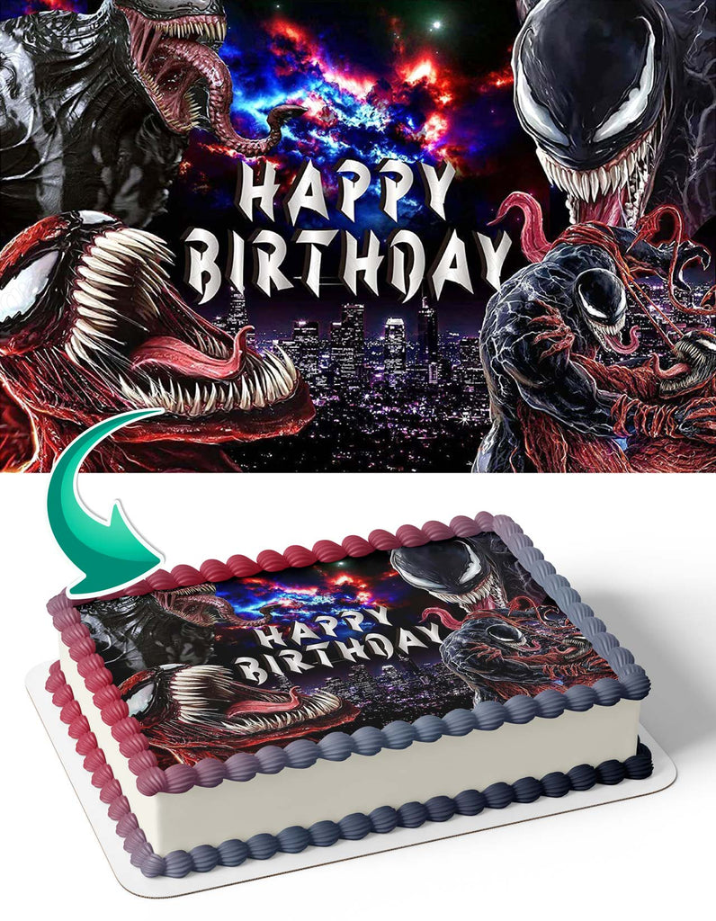 Venom Happy Birthday Cake Topper Superhero Theme | Ubuy Cameroon